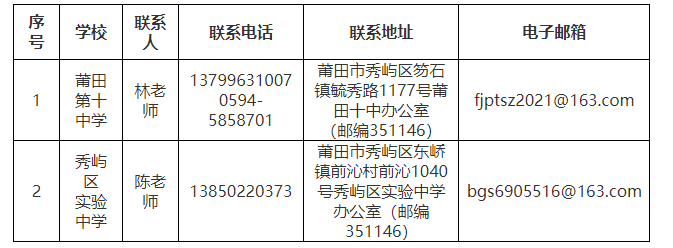 莆田市秀屿区考核招聘2024年新任教师方案